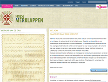 Tablet Screenshot of friesemerklappen.nl